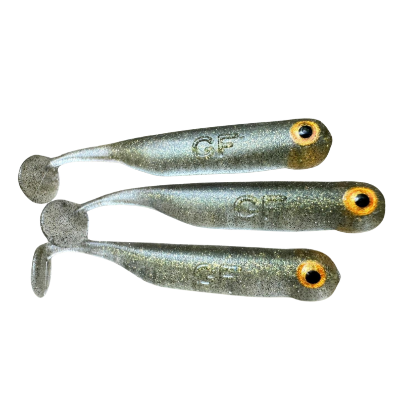 Great Fish GF1 soft bait, fish scent, natural, 10pcs x 1g., 49mm