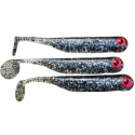Great Fish GF1 soft bait, fish scent, glitter graphite, 10pcs x 1g., 49mm Great Fish GF1 soft bait, fish scent, glitter graphite, 10pcs x 1g., 49mm