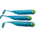 Great Fish GF1 soft bait, fish scent, glitter blue, 10pcs x 1g., 49mm Great Fish GF1 soft bait, fish scent, glitter blue, 10pcs x 1g., 49mm