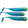 Great Fish GF1 soft bait, fish scent, glitter blue, 10pcs x 1g., 49mm