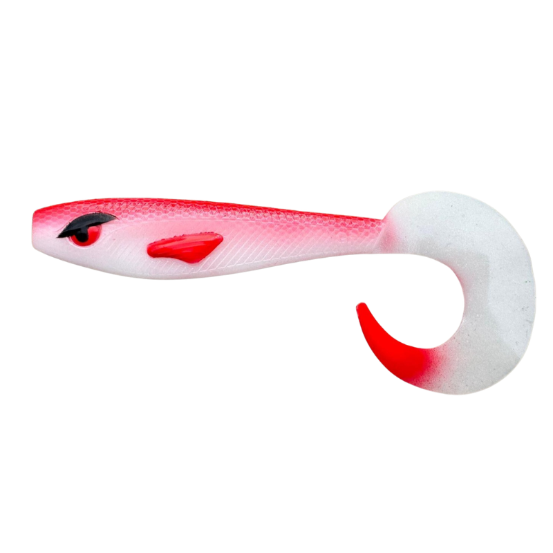Great Fish Rocky twister slim soft bait pink patrol 15cm