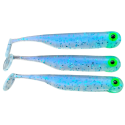 Great Fish GF1 soft bait, fish scent, ice blue, 10pcs x 1g., 49mm Great Fish GF1 soft bait, fish scent, ice blue, 10pcs x 1g., 49mm