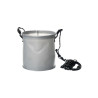 FLAGMAN EVA GRAY WOVEN bucket round dia 18cm
