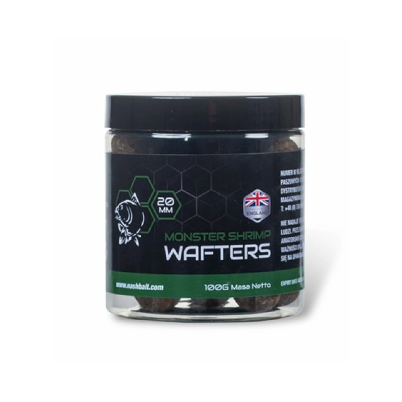 Nash Monster Shrimp Wafters 20mm 100g