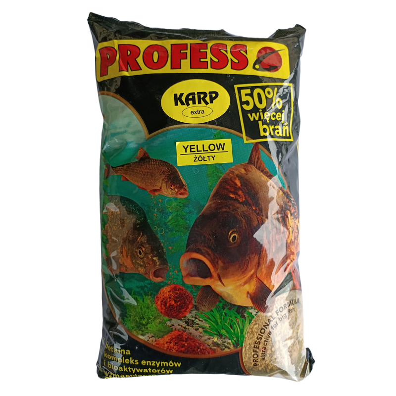 ZANĘTA PROFESS EXTRA 0.75 KG KARP ŻÓŁTY