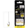 Przypon Method Feeder - Z GUMKĄ - hak z zadziorem nr 8 / plecionka: 0.14mm/10cm - op.8szt.