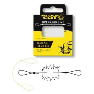 Black Cat Breaking Line żółty 7,10kg,15,70lbs Ø0,35mm 10szt