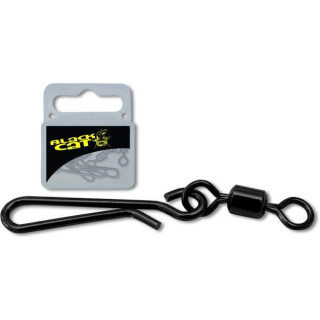 Black Cat Krętlik zaciskowy czarny mat 5szt