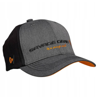 CZAPKA SG STRIKE CAP ONESIZE GREY MELANGE/BLACK