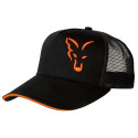 Czapka Fox Trucker CZARNO POMARAŃCZOWA CPR924 Czapka Fox Trucker CZARNO POMARAŃCZOWA CPR924