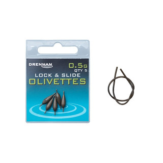 Ciężarek Ołowiany Drennan LOCK & SLIDE OLIVETTES 0.5G TOOLS050