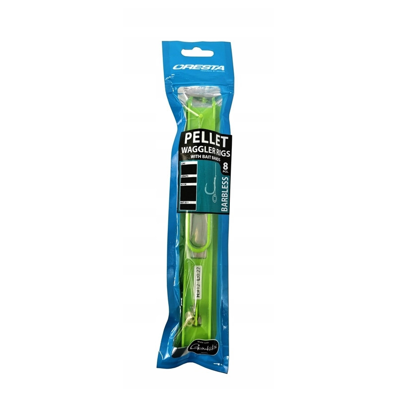 CREST PELLETW RIGS + BAND Nr 14-0,20MM BARBLESS CREST PELLETW RIGS + BAND Nr 14-0,20MM BARBLESS