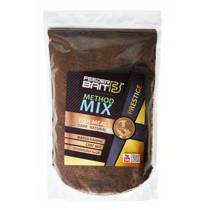 Feeder Bait Method MIX PRESTIGE - FISH MEAL DARK - NATURAL 800g Feeder Bait Method MIX PRESTIGE - FISH MEAL DARK - NATURAL 800g