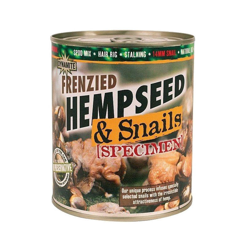 DYNAMITE BAITS FRENZIED HEMPSEED & SNAILS SPEC 14MM 700G ADY040191
