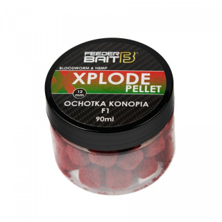 Feeder Bait Xplode PELLET 12mm F1 OCHOTKA KONOPIA 90ml