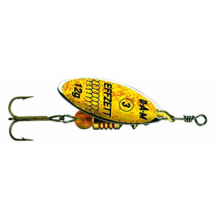 Dam Predator Spinner nr 4 17G SINKING REFLEX YELLOW