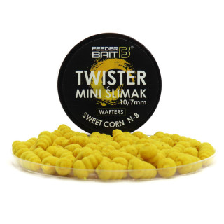 Feeder Bait MINI ŚLIMAK TWISTER WAFTERS 10/7 mm SWEET CORN & N-B 25ml