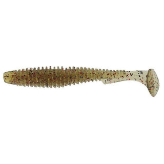 FISHUP U-SHAD 2.5-045 GREEN PUMPKIN /RED & BLACK