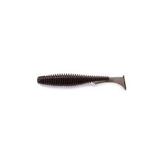 FISHUP U-SHAD 2.5-050 GREEN PUMPKIN BROWN/RED & PURPLE