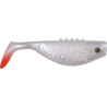 DRAGON V-LURES Fatty 4"/10cm 3pcs./bag  PEARL red tail
