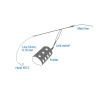 Flagman Feeder ready rig (paternoster) + HOOK TO NYLON