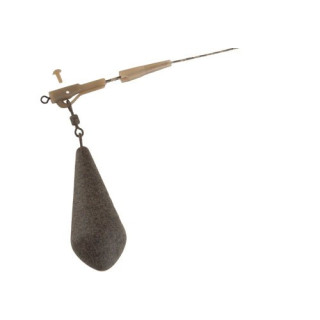 Fox Carp Edges Size 10 Slik lead clip + pegs trans khaki