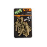 Fox Carp Edges Size 7 lead clip + pegs trans khaki
