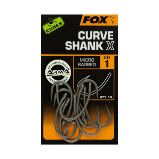 Fox Carp Edges Curve Shank X size 2