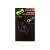 Fox Carp Edges Kuro micro hook ring swivels x 10