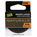 Fox Naturals Braided Leader x20M 50lb/22.7kg Fox Naturals Braided Leader x20M 50lb/22.7kg