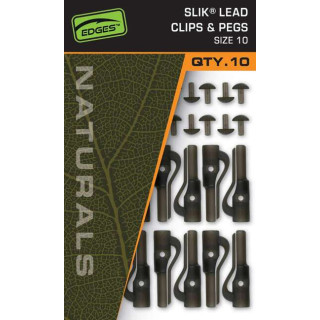 Fox Naturals Size SZ 10 Slik Lead Clip& Pegs