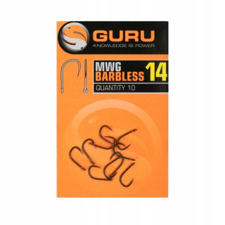 Guru Mwg Hook size 12 (Barbless/Eyed)