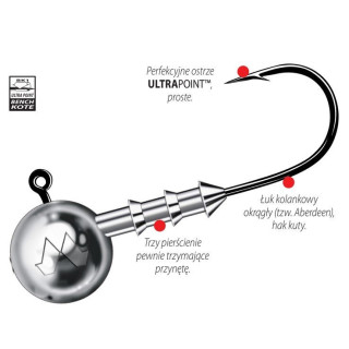 GŁÓWKA JIGOWA MUSTAD BIG GAME NR.8/0 50G 3SZT 790-500-080