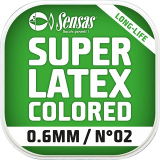 GUMA SENSAS SUPER LATEX COLORED 1MM 6M ŻÓŁTA 18512