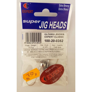 Główka Jigowa Expert Classic 12,0g hak 4/0 3szt.