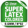GUMA SENSAS SUPER LATEX COLORED 0.9MM 6M ZIELONY 18511