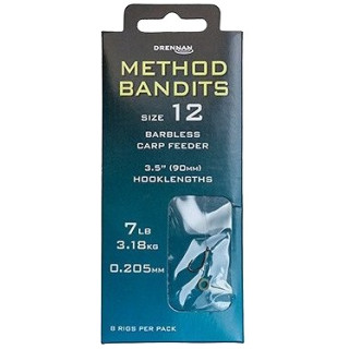 Haczyk Z Przyponem DRENNAN METHOD BANDITS BARBLESS CARP FEEDER NR.10 10CM HNBCF010