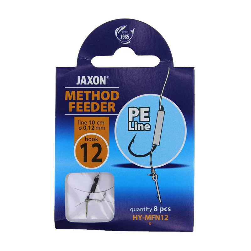 Haczyk Wiązany Jaxon METHOD FEEDER NA PLECIONCE HY-MFN12 Haczyk Wiązany Jaxon METHOD FEEDER NA PLECIONCE HY-MFN12