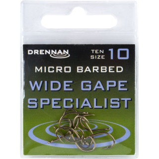 Haczyki Drennan Wide GAPE SPECIALIST MICRO BARBED 8 / 10szt.