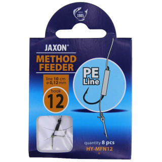 Haczyk Wiązany Jaxon METHOD FEEDER NA PLECIONCE HY-MFN06