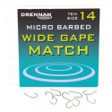 Haczyki Drennan Wide GAPE MATCH MICRO BARBED 14 / 10szt. Haczyki Drennan Wide GAPE MATCH MICRO BARBED 14 / 10szt.