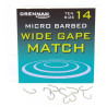 Haczyki Drennan Wide GAPE MATCH MICRO BARBED 14 / 10szt.