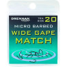 Haczyki Drennan Wide GAPE MATCH MICRO BARBED 14 / 10szt.
