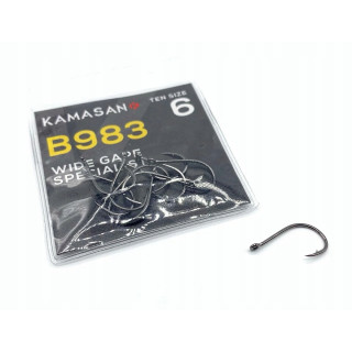 Haczyki Kamasan B983 Eyed roz.4