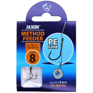 Haczyk Wiązany Jaxon METHOD FEEDER NA PLECIONCE HY-MFP14