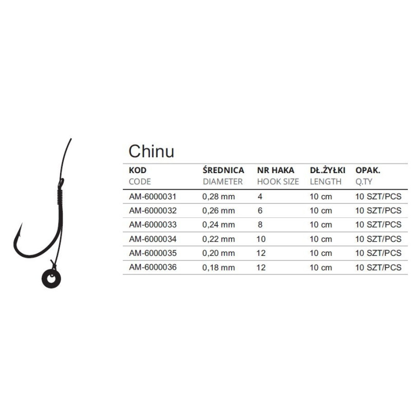 HACZYK WIĄZANE MISTRALL METHOD FEEDER AM-6000033 10SZT/8