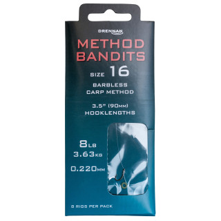 Haczyki Z Przyponem DRENNAN METHOD BANDITS CARP METHOD 12 HNBCM012