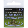 Haczyki Drennan Wide GAPE SPECIALIST MICRO BARBED 10 / 10szt.