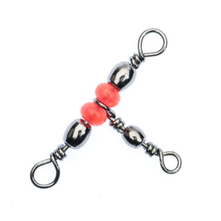 Jaxon Krętlik Baryłkowy POTRÓJNY Z KORALIKAMI 10 21kg