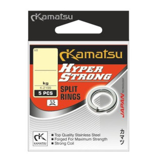 Kółka Łącznikowe Kamatsu HYPER STRONG SPLIT RING K-2199 4MM 16KG SREBRNE 580200040
